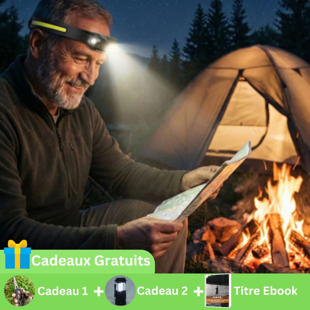 Lampe frontale rechargeable | Vision 230°  ™