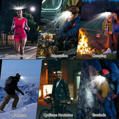 Lampe frontale rechargeable | Vision 230°  ™