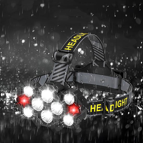 Lampe frontale puissante